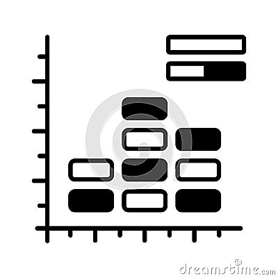 Get your hands on this creatively designed icon of histogram chart, data analytics Vector Illustration