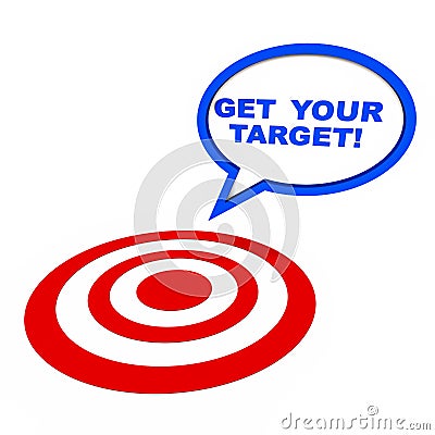 Get your target Stock Photo