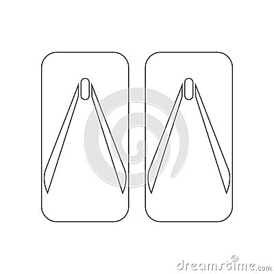 Geta icon. Element of China for mobile concept and web apps icon. Outline, thin line icon for website design and development, app Stock Photo