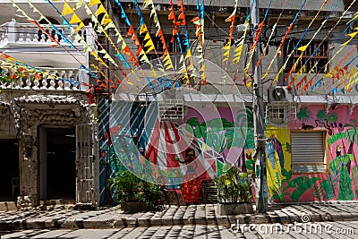 Getsemani district of Cartagena Editorial Stock Photo