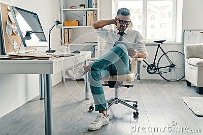 Getting things done. Stock Photo