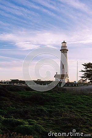 Lightouse Pigeon Point Stock Photo