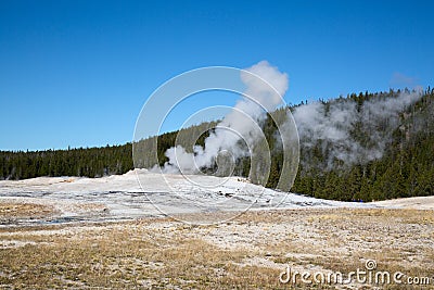 Geyser Stock Photo