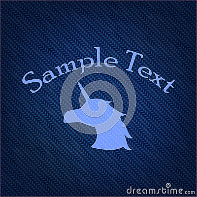 Banner pattern. knitted fabric. Vector Illustration