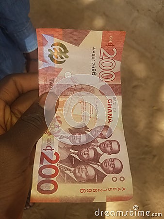 200 Ghana cedis Stock Photo