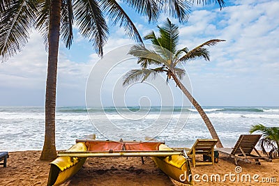 Ghana Coastline Stock Photo