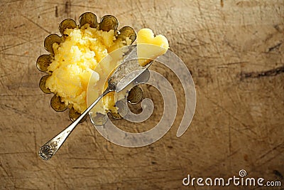 Ghee or melted butter Stock Photo