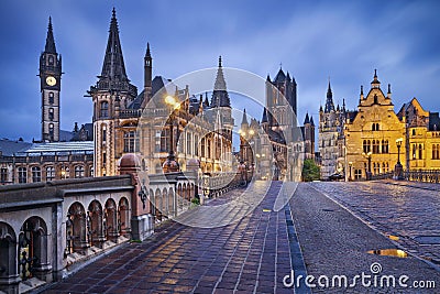 Ghent. Stock Photo