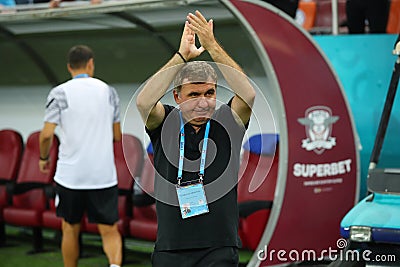 Gheorghe Hagi, football manager and former romanian footballer Editorial Stock Photo