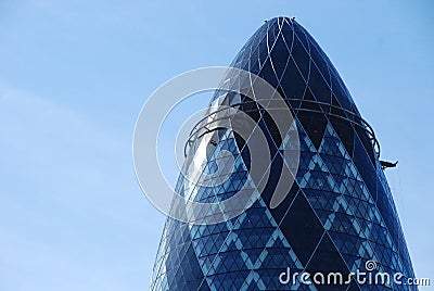 The Gherkin Swiss Re Builing Stock Photo