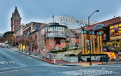 Ghirardelli Square, San Francisco, California Editorial Stock Photo