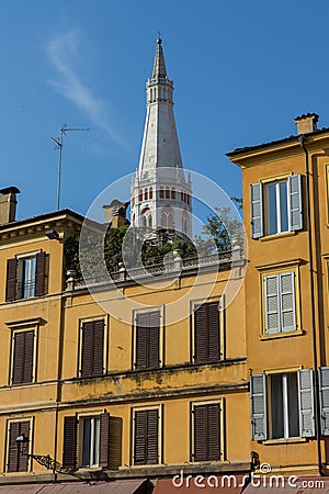 Ghirlandina Tower, Modena Stock Photo