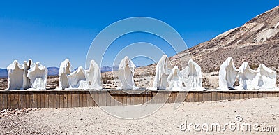 Ghost in the desert Editorial Stock Photo