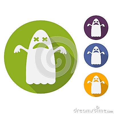 Ghost flat Stock Photo