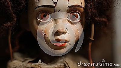 The Ghost Of The Gallows Doll: Close-up Urban Legends Photo Stock Photo