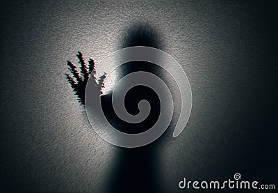 Ghost hand woman version Stock Photo