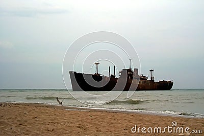 Ghost ship Stock Photo