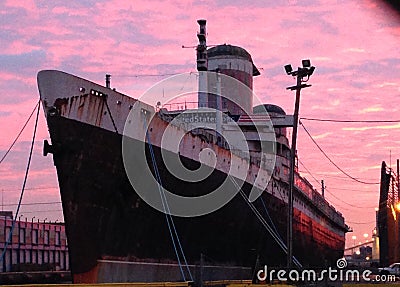 Ghost ship Stock Photo