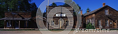 Ghost town in Nevada City, MT Editorial Stock Photo