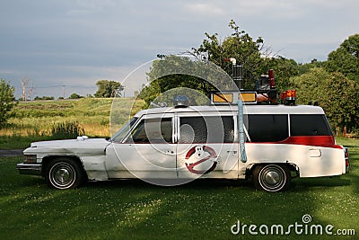Ghostbusters lookalike automobile Editorial Stock Photo