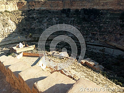 Ghoufi canyon Stock Photo