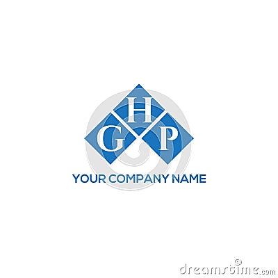 GHP letter logo design on WHITE background. GHP creative initials letter logo concept. GHP letter design Vector Illustration