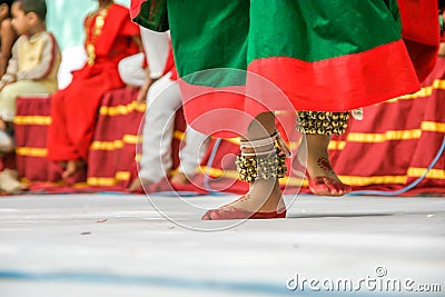 Ghungroos- Ankle Bells for classical dance Stock Photo