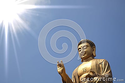 Giant buddha Stock Photo