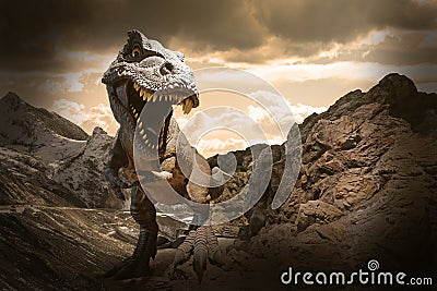 Giant Dinosaur Stock Photo