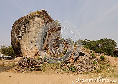 The Giant Elephant statue in Bagan, Myanmar Stock Photo