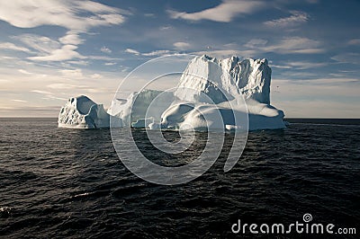 Giant Iceberg - Scoresby Sound - Greenland Stock Photo