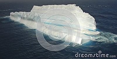 Giant iceberg in the southern ocean Stock Photo
