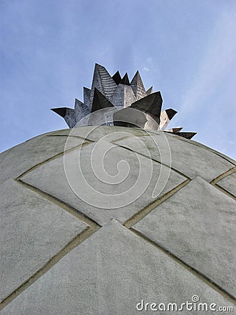 Giant Pineapple at Disney Springs Editorial Stock Photo