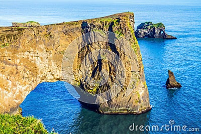 Giant rock - arch Stock Photo