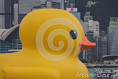 A giant Rubber Duck brings joy, smiles wherever it floats, June 18 2023 Editorial Stock Photo