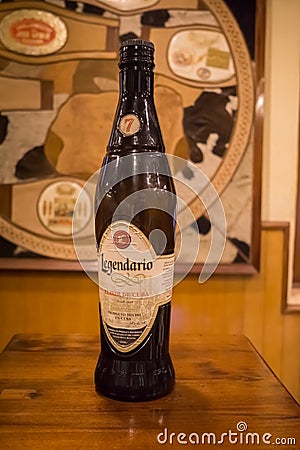 Giant rum bottle Editorial Stock Photo