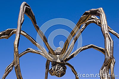 The giant spider Mama, by Louise Bourgeois Editorial Stock Photo