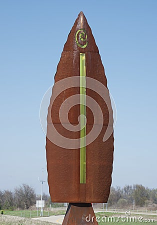 Arrowhead Statue Editorial Stock Photo