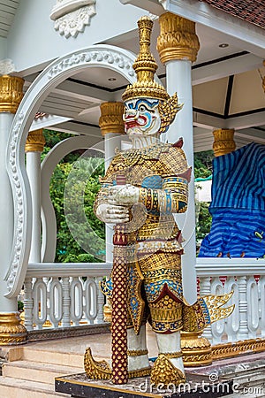 Giant Temple in thailand Stock Photo