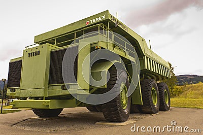 Giant Titan mining haul truck Editorial Stock Photo