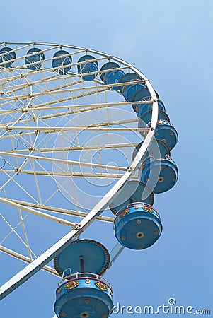 Giant wheel on a funfair Stock Photo