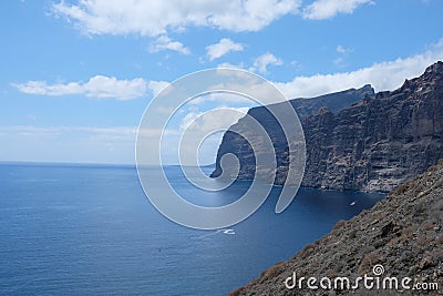 The Giants cliffs from Tenereife, Canary Islands (SPAIN Stock Photo