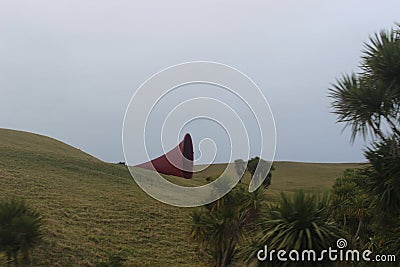 Gibbs Farm sculpture park, new zealand Editorial Stock Photo