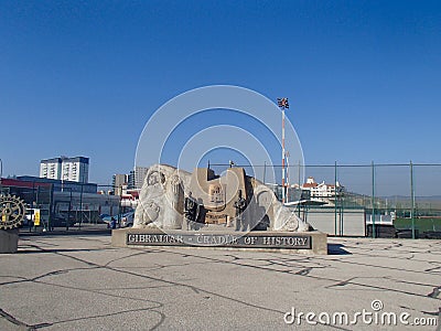 Gibraltar Cradle of History Stock Photo
