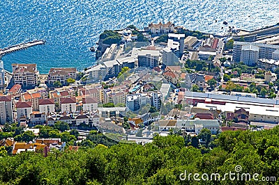 Gibraltar landscape Stock Photo