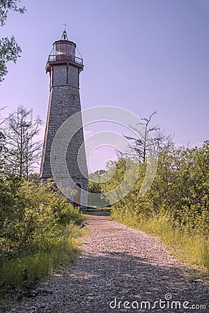 Gibraltar Point Lighthouse, Toronto, Ontario Editorial Stock Photo