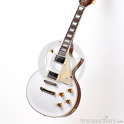 The Gibson Les Paul Electric Guitar Stock Photo