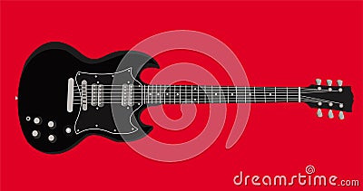 Gibson SG Illustration Vector Illustration