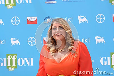 Benedetta De Luca at Giffoni Film Festival 50 Plus Editorial Stock Photo