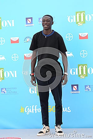 Khaby Lame at Giffoni Film Festival 50 Plus Editorial Stock Photo